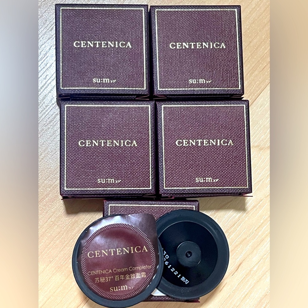 SU:M37 Centenica Cream 5 boxes x 2 Pcs (10 pcs) x 0.6 ml (6ml) expired 2026